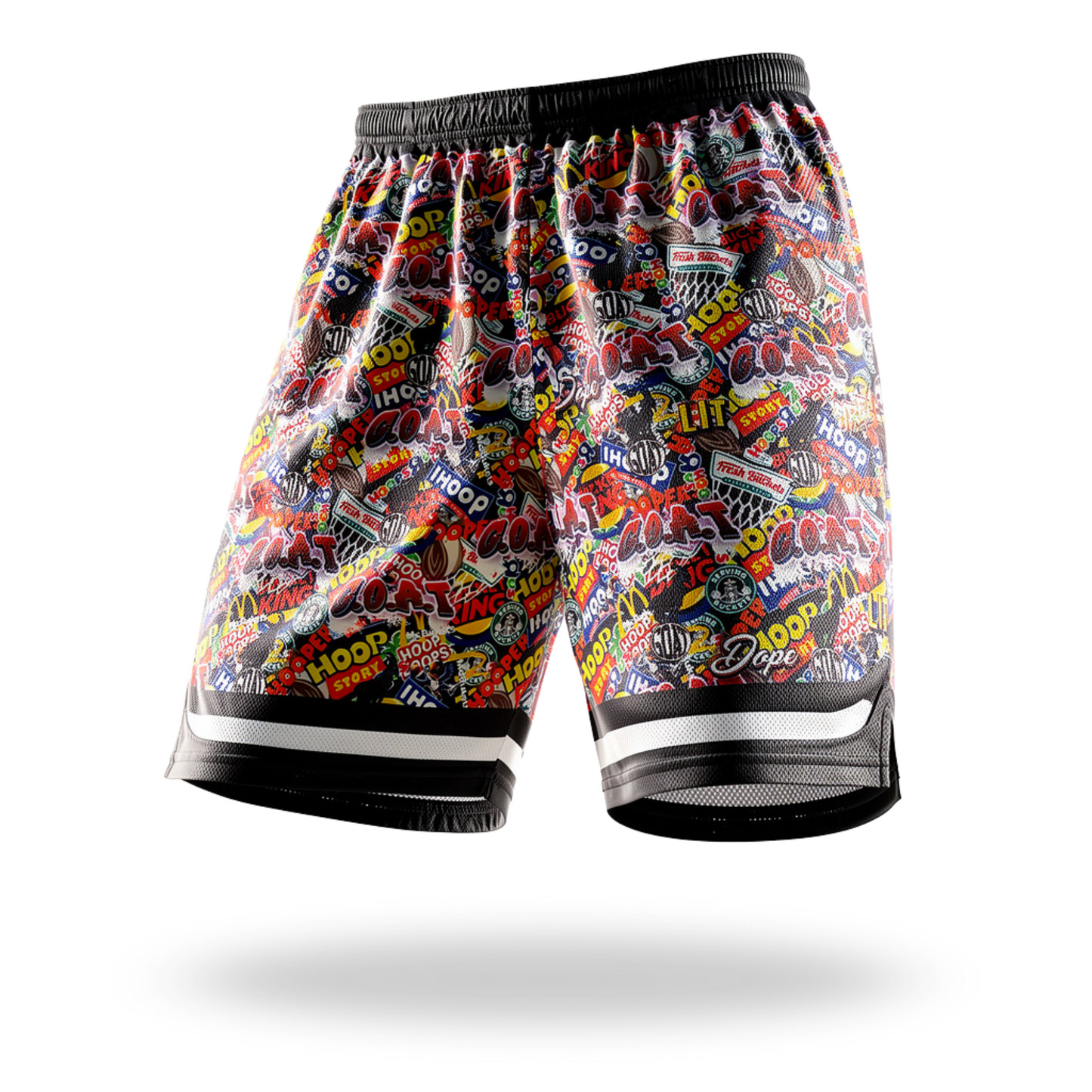 The G.O.A.T. “LIT” Streetball Shorts
