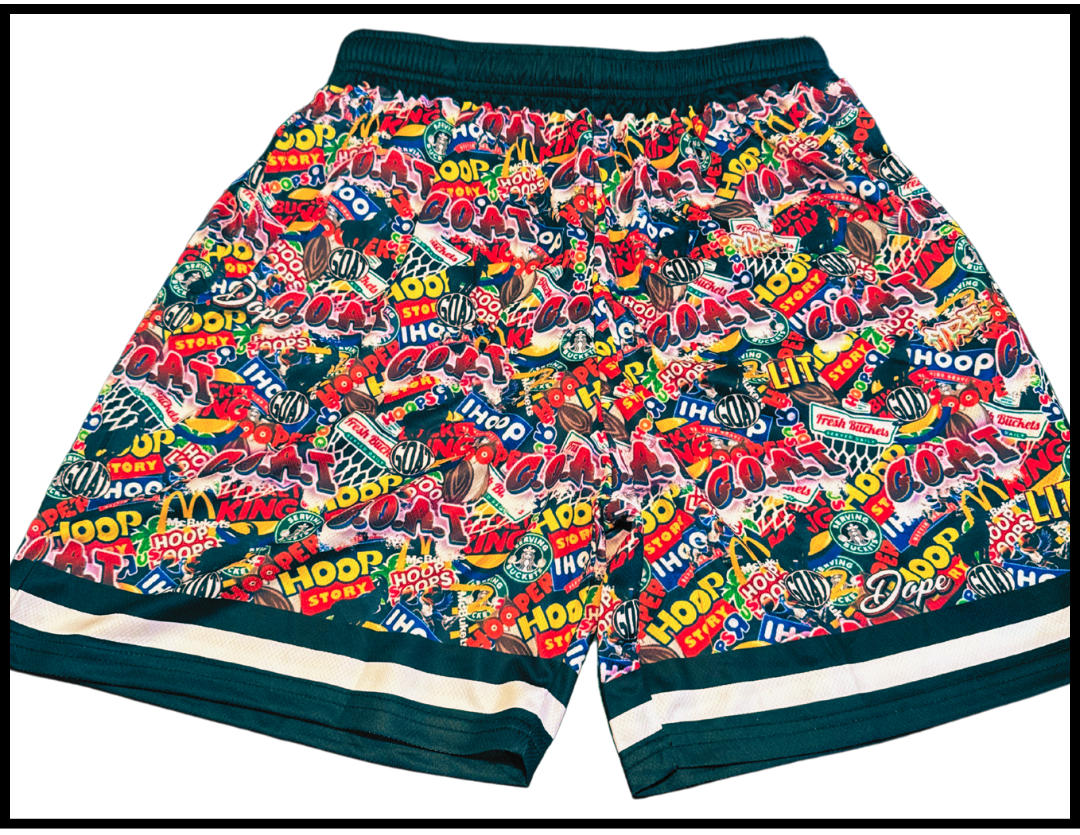 The G.O.A.T. “LIT” Streetball Shorts