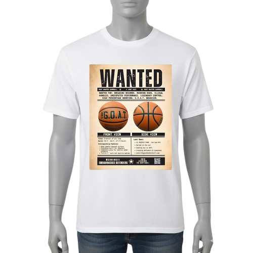 G.O.A.T. “Wanted” Tee – The G.O.A.T. Basketball of Kingston, LLC