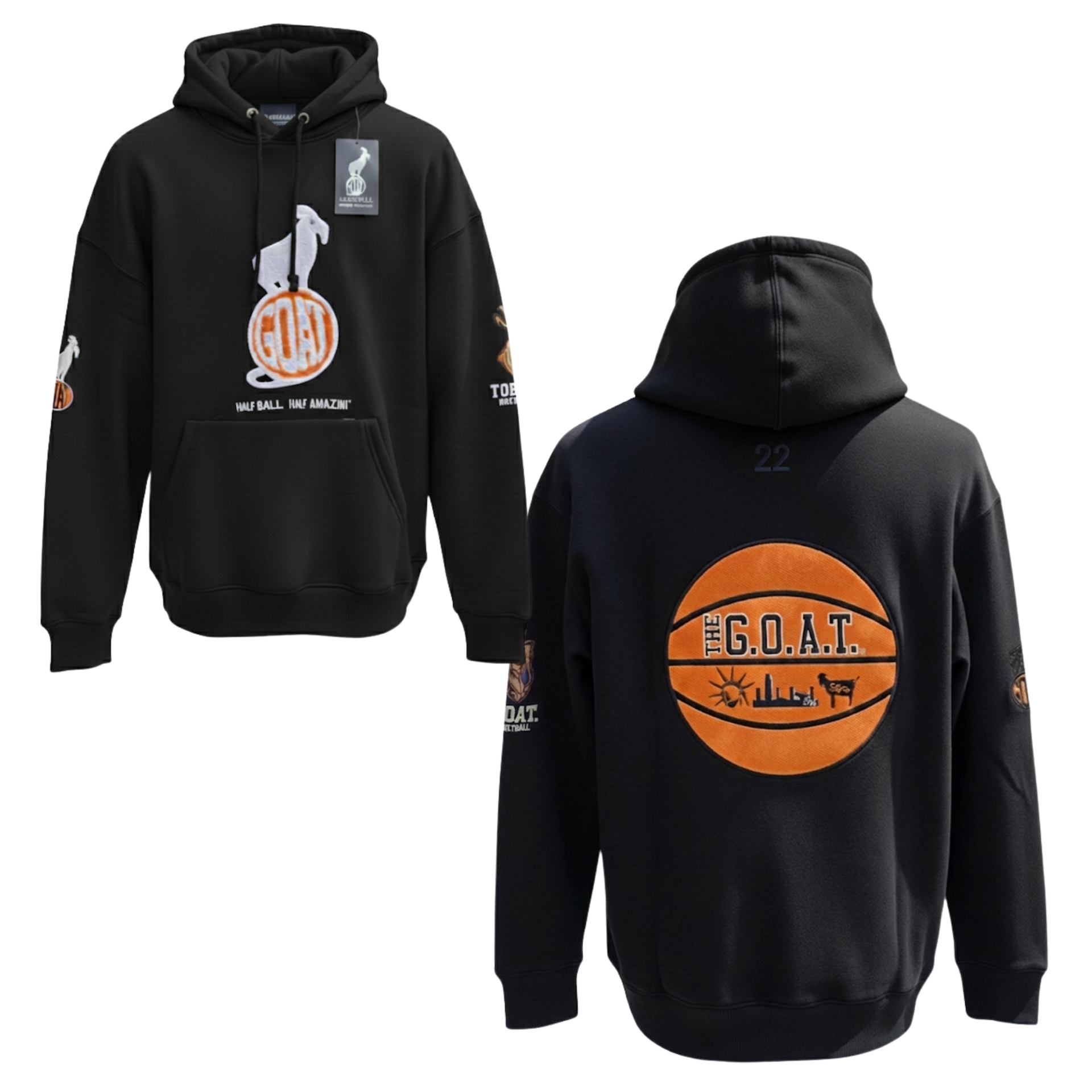 The G.O.A.T. Hoodie – The G.O.A.T. Basketball of Kingston, LLC